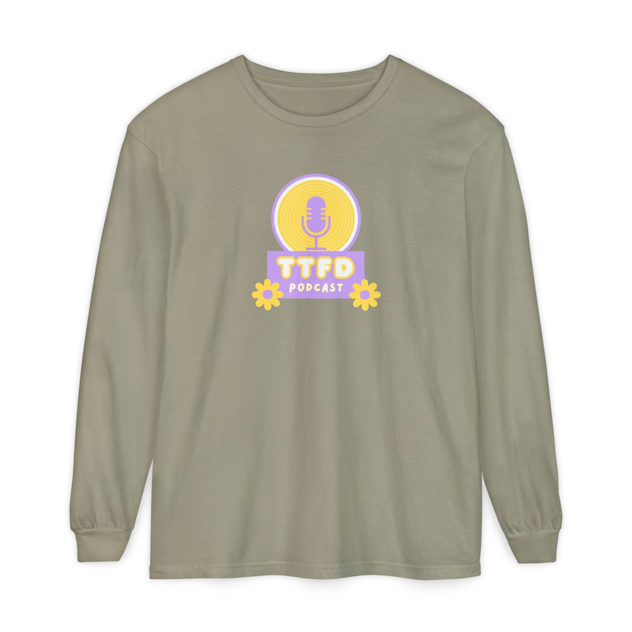TTFD Floral Mic Long-Sleeve Tee