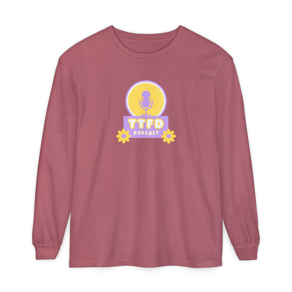 TTFD Floral Mic Long-Sleeve Tee