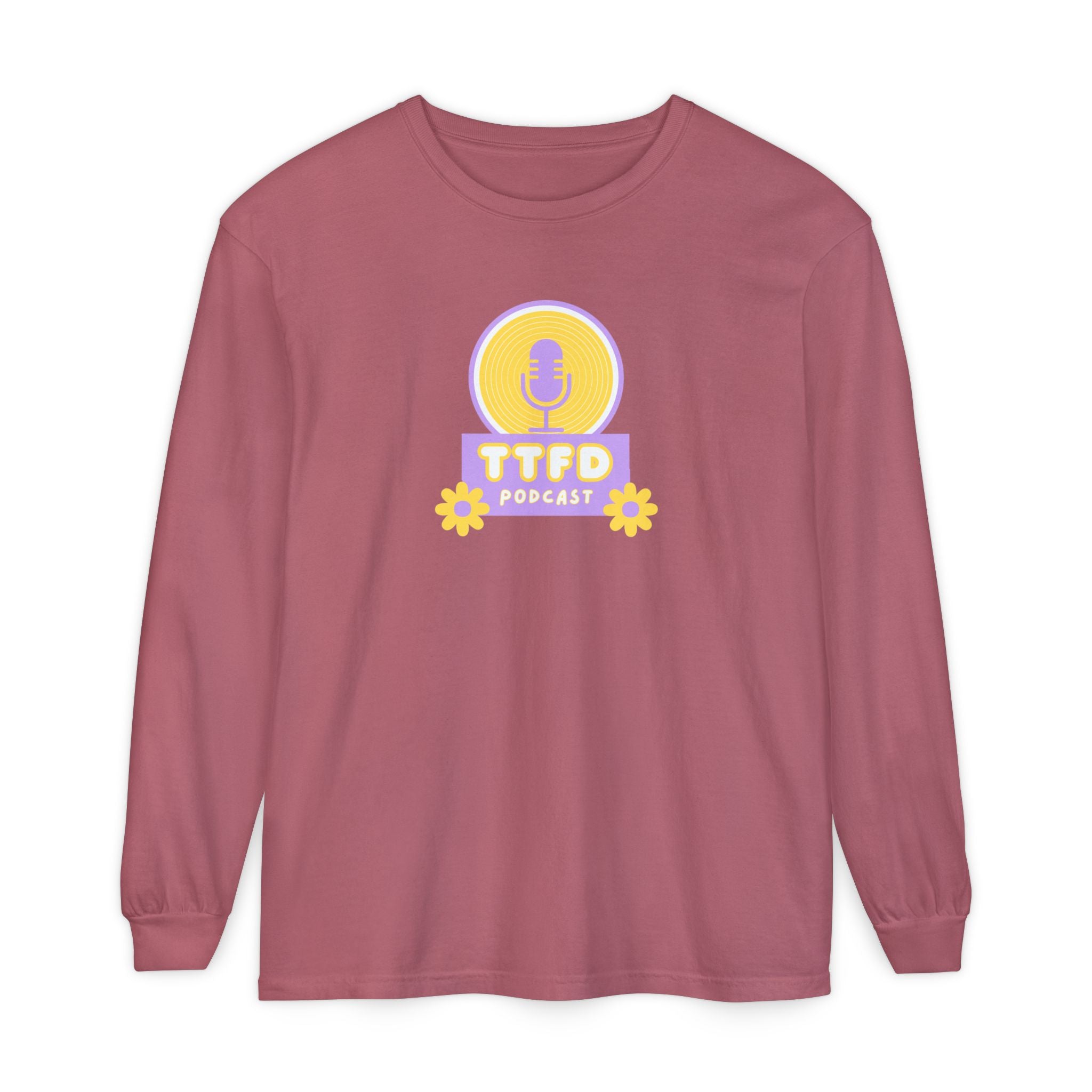 TTFD Floral Mic Long-Sleeve Tee