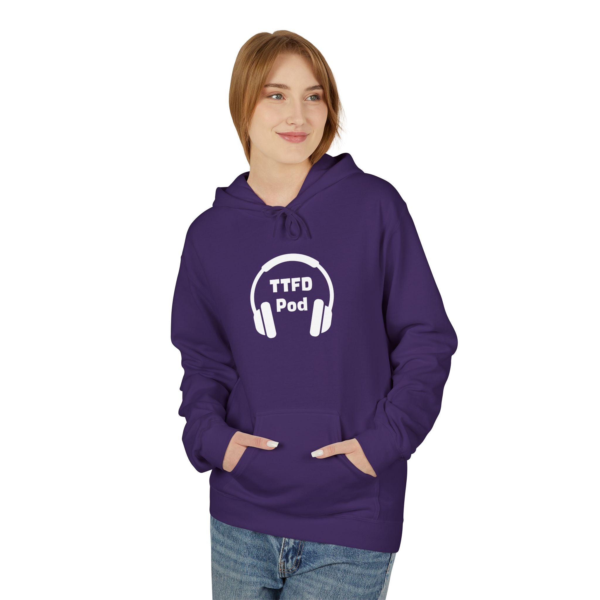 Midweight Fleece Hoodie (Headphone Logo)