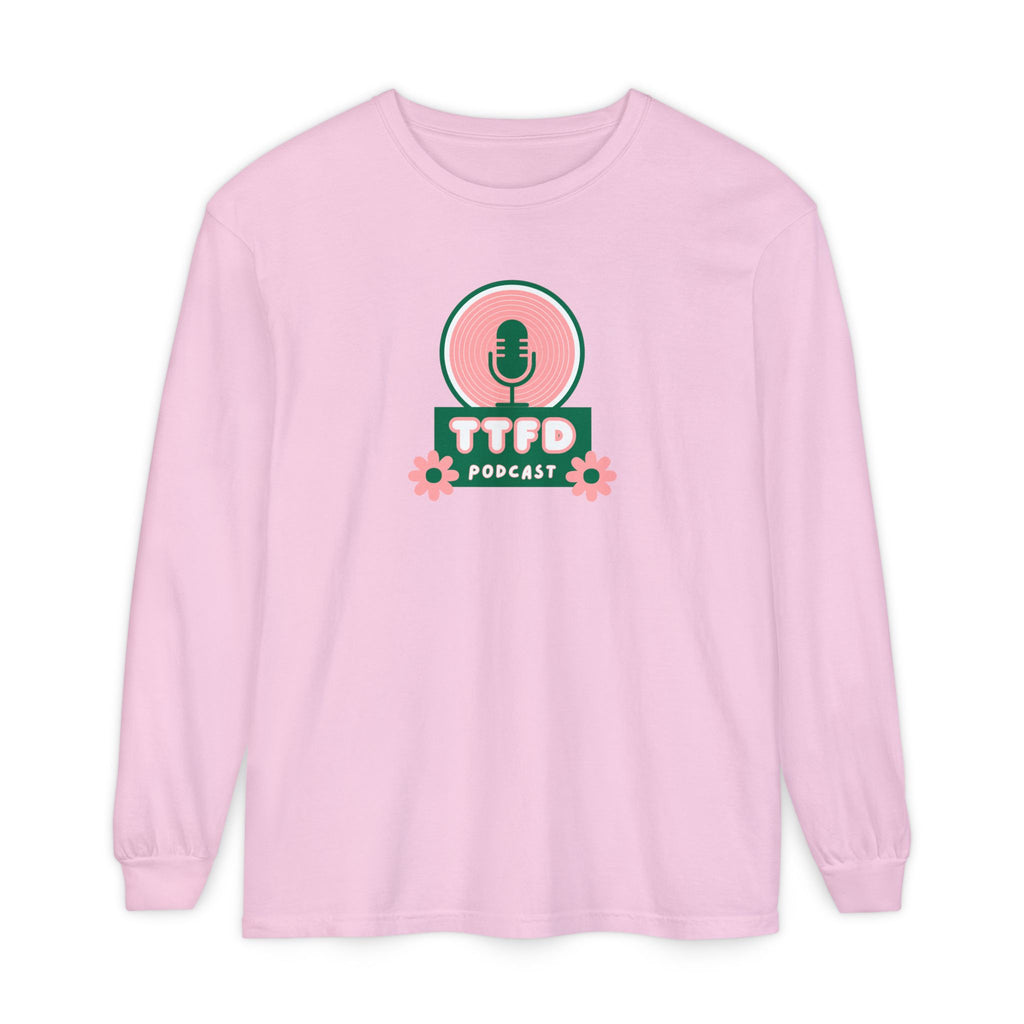 TTFD Floral Mic Long-Sleeve Tee