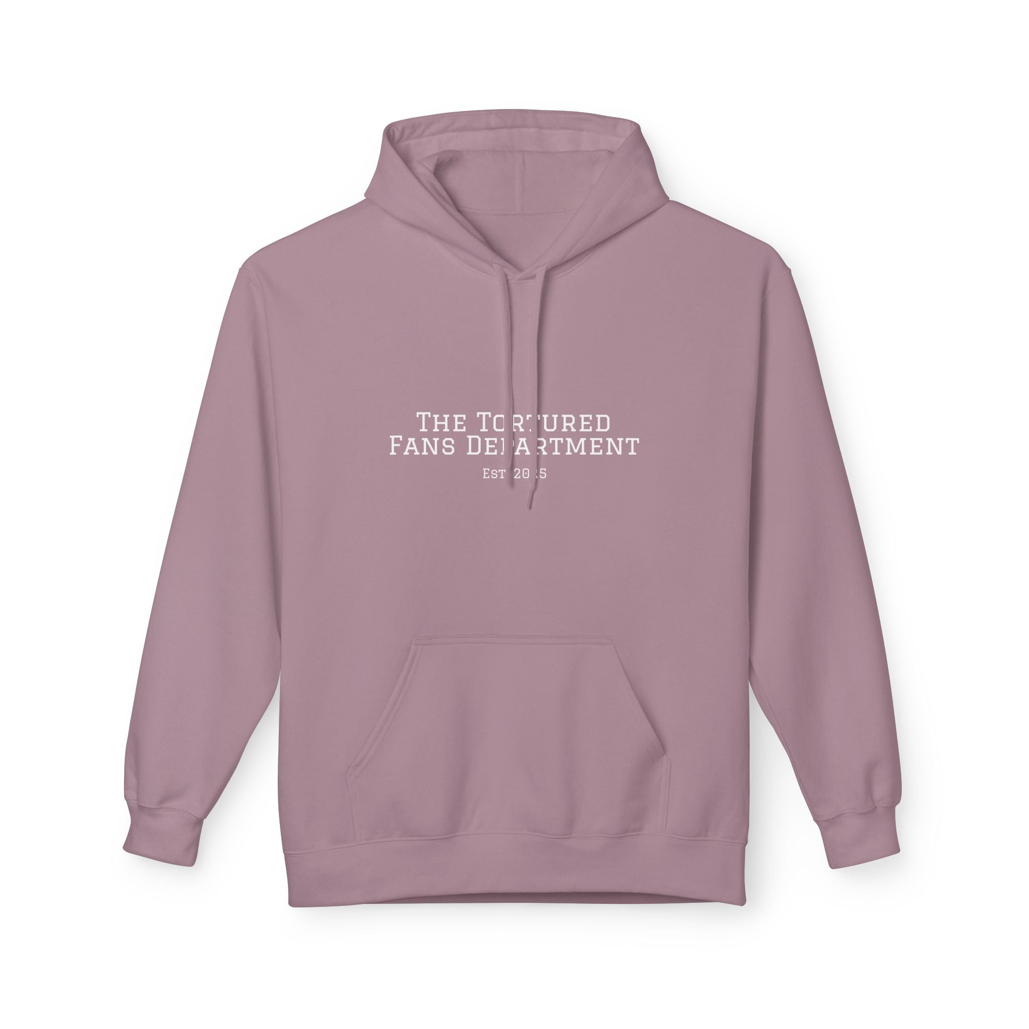 Tortured Fans Department Hoodie, Cozy Unisex Sweatshirt, Perfect for Fans, Gift for Occasions, Casual Wear, Fleece Pullover