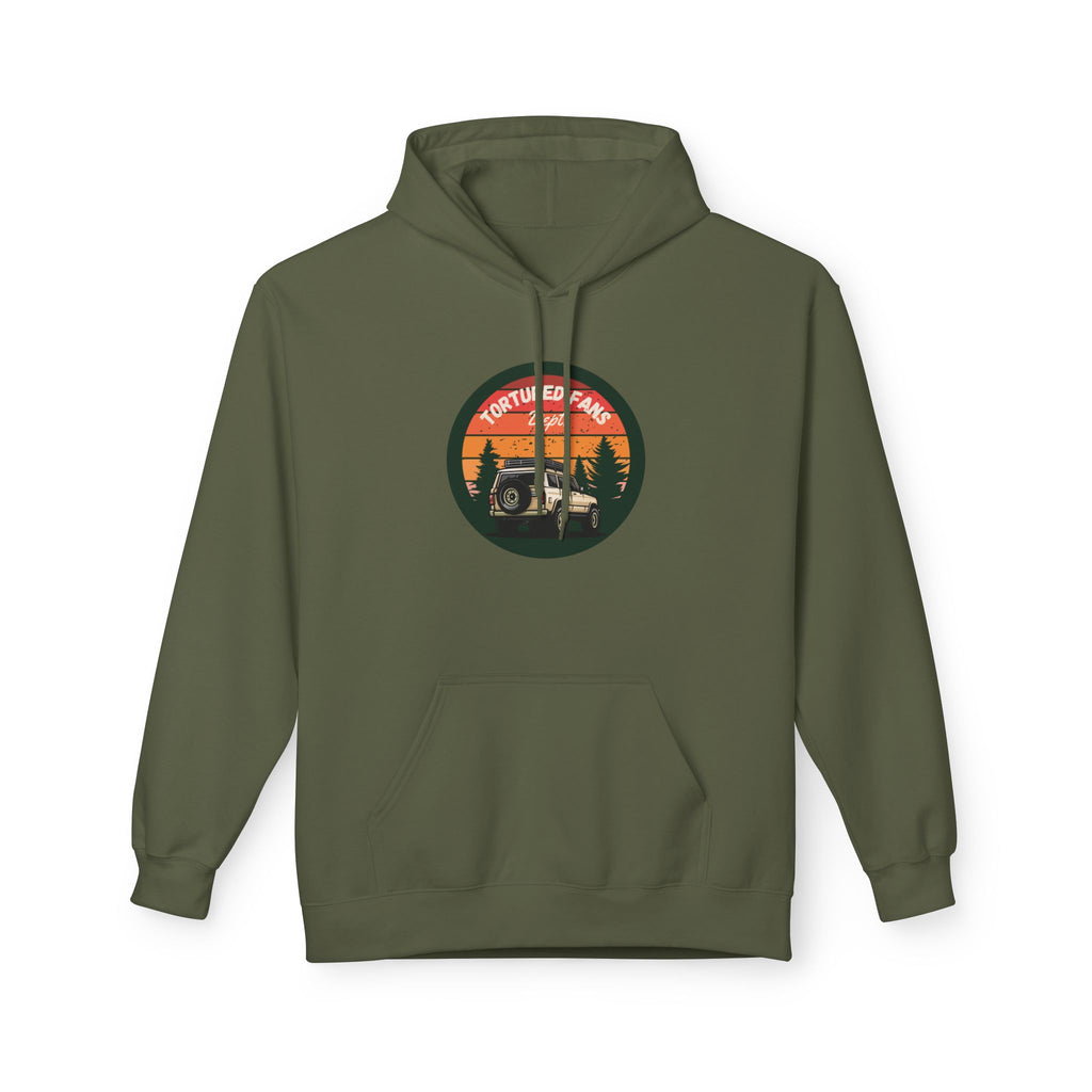 Adventure Jeep Hoodie – "I Don't Need Therapy, I Just Need My Jeep" Vintage Sunset