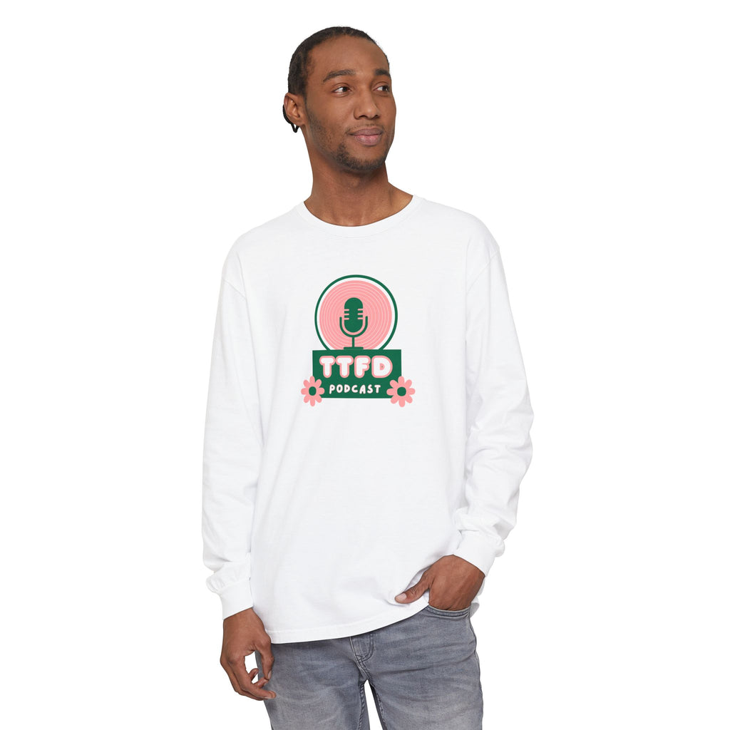TTFD Floral Mic Long-Sleeve Tee