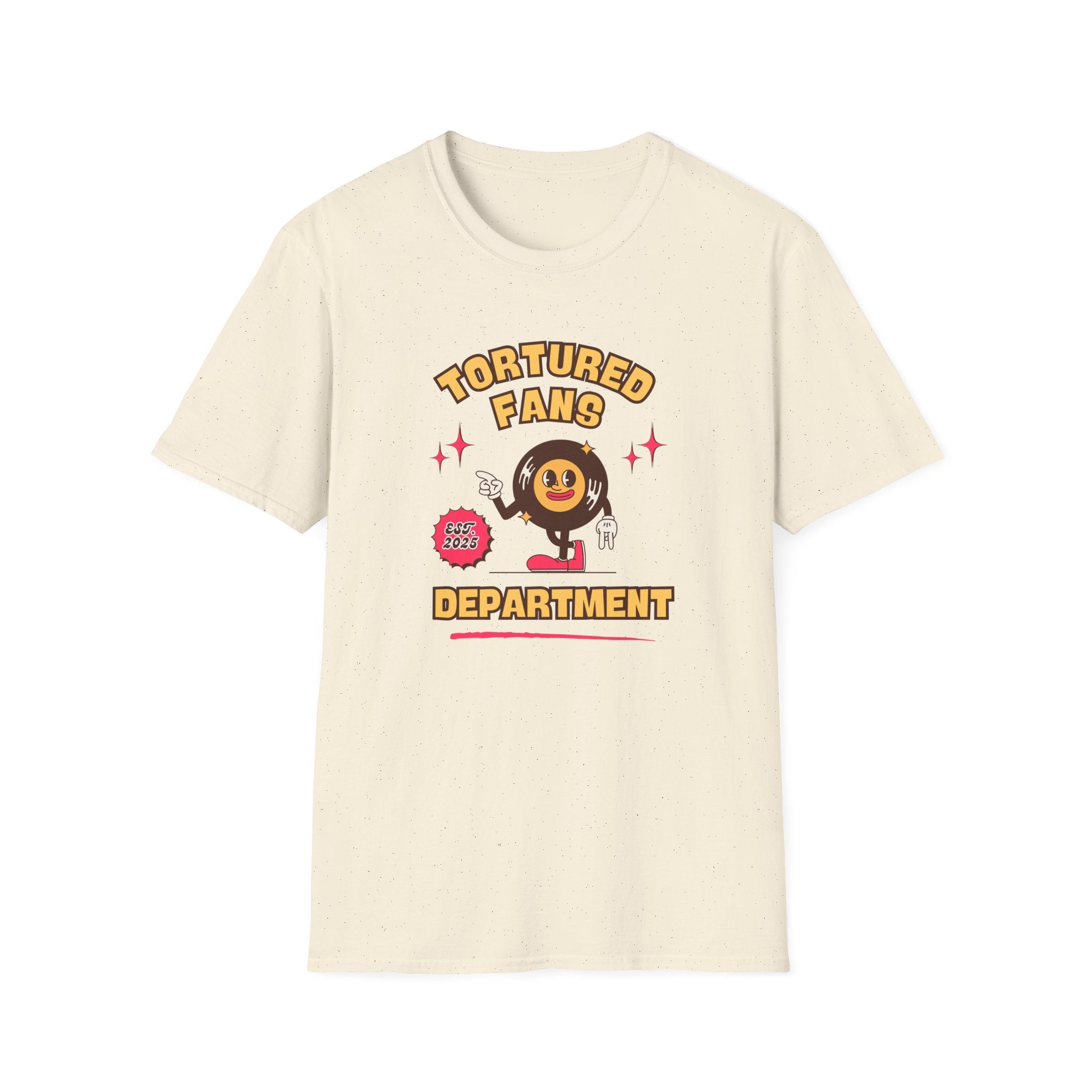 T-Shirt — "Tortured Fans Department" Retro Vinyl Tee