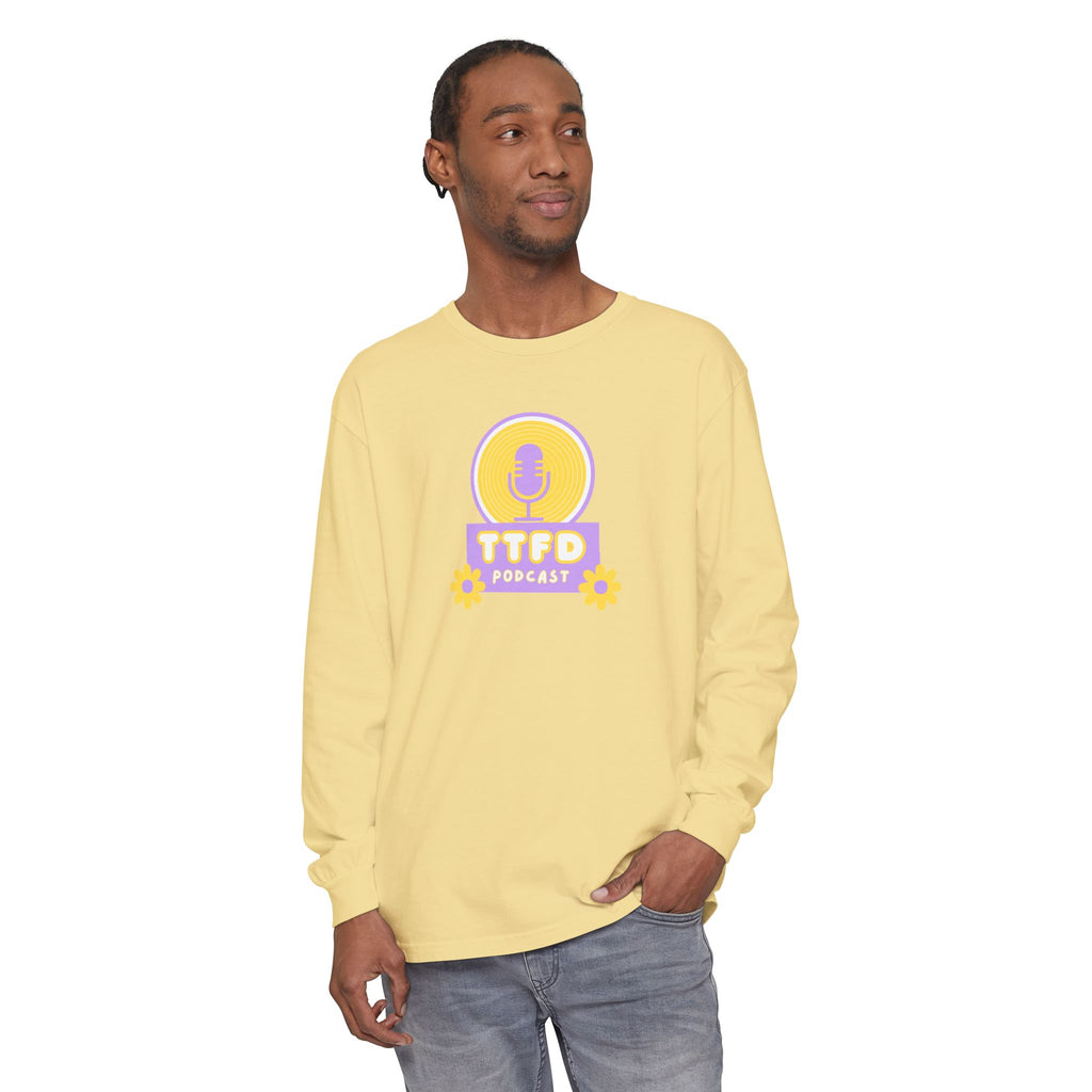TTFD Floral Mic Long-Sleeve Tee