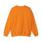 Fall Leaves & Pumpkins Crewneck Sweatshirt — Autumn Graphic Pullover