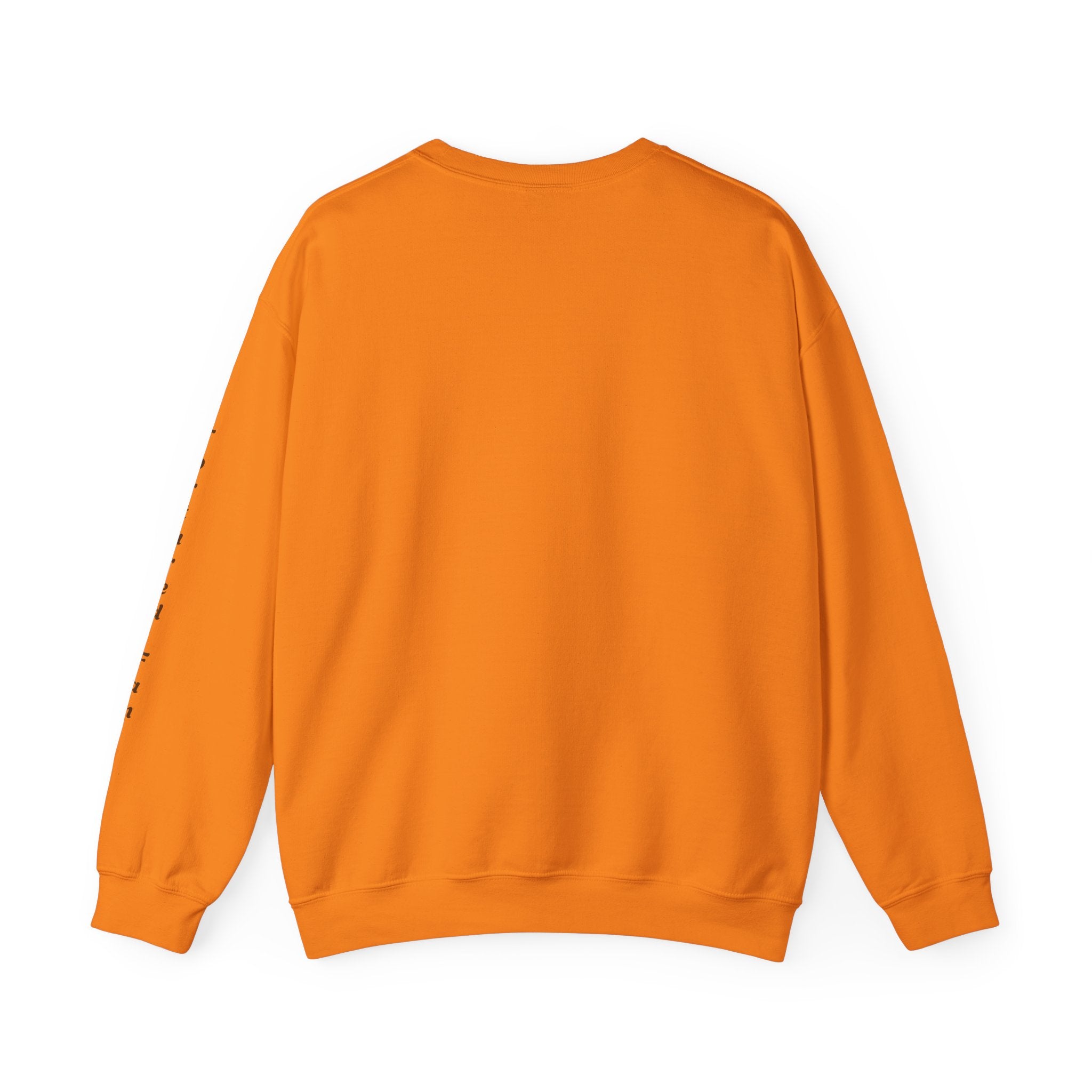 Fall Leaves & Pumpkins Crewneck Sweatshirt — Autumn Graphic Pullover