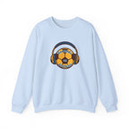 Crewneck Sweatshirt — 'Friends on Football' Headphones Logo