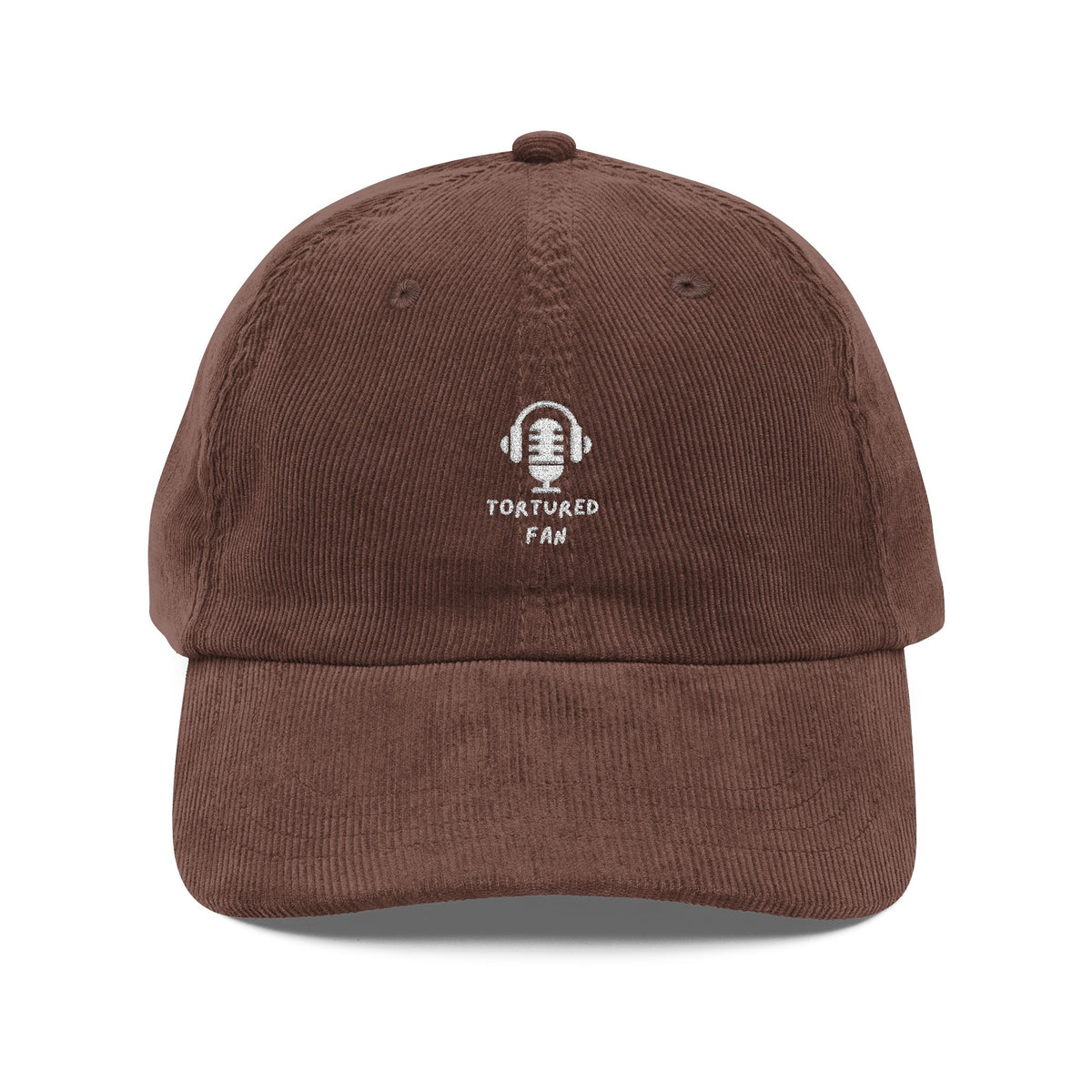 Corduroy Dad Hat — Embroidered Vintage Icon Cap