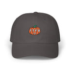 Pumpkin Patch Dad Cap — Embroidered 'TTFD' Fall Pumpkin Hat