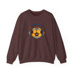 Crewneck Sweatshirt — 'Friends on Football' Headphones Logo