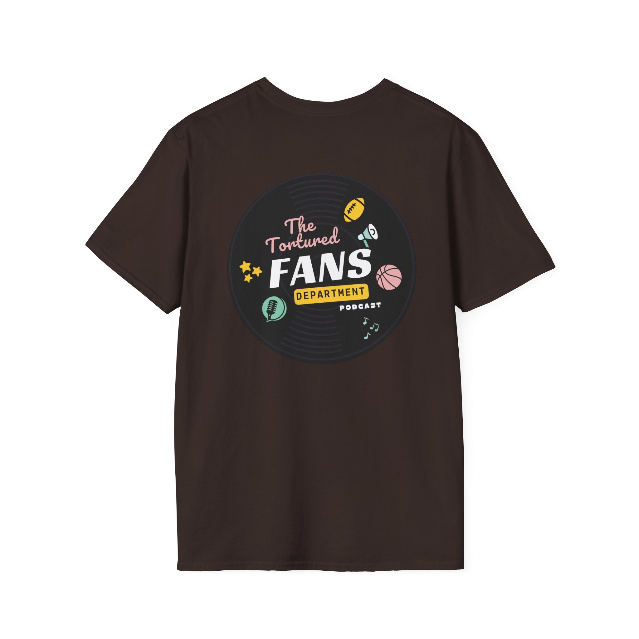 Unisex Softstyle T-Shirt with Retro Podcast Design, Perfect for Fans, Gift for Podcast Lovers, Casual Wear, Unique Tee, Comfort Fashion