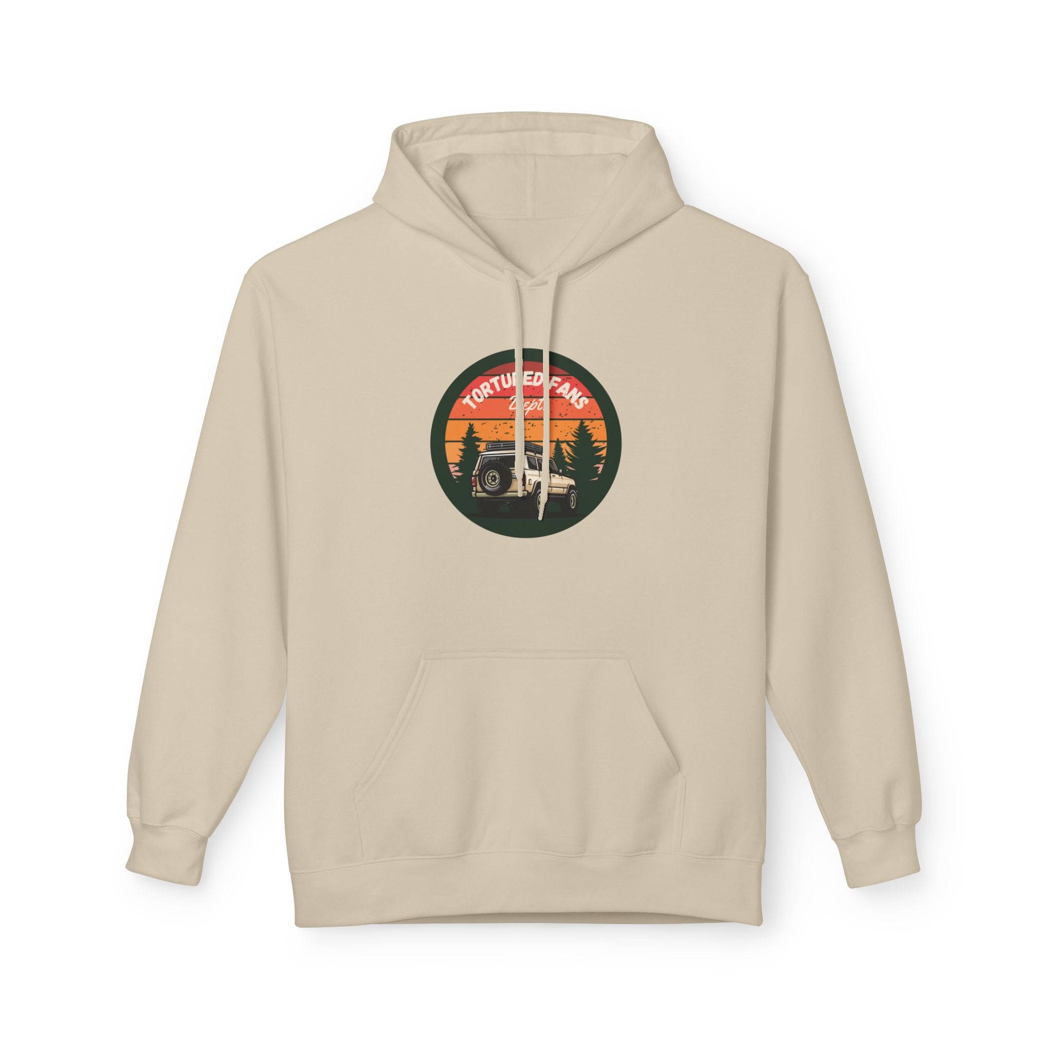 Adventure Jeep Hoodie – "I Don't Need Therapy, I Just Need My Jeep" Vintage Sunset