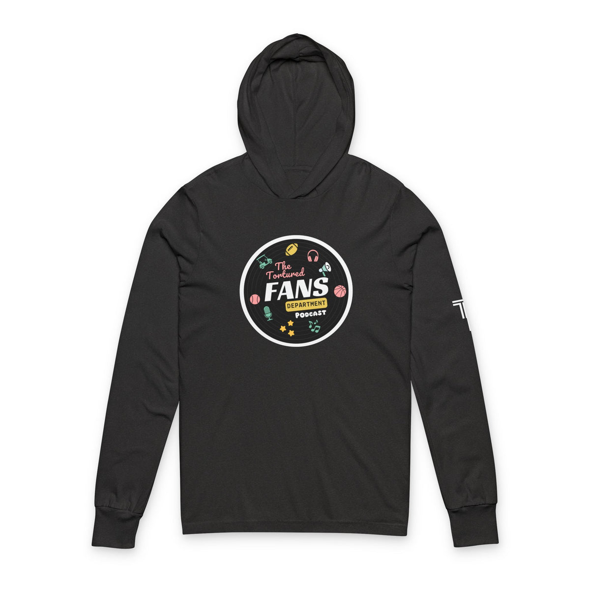 Lightweight Hooded Tee (Podcast Logo)