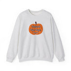 Crewneck Sweatshirt — Pumpkin "Tortured Fan" Halloween Graphic