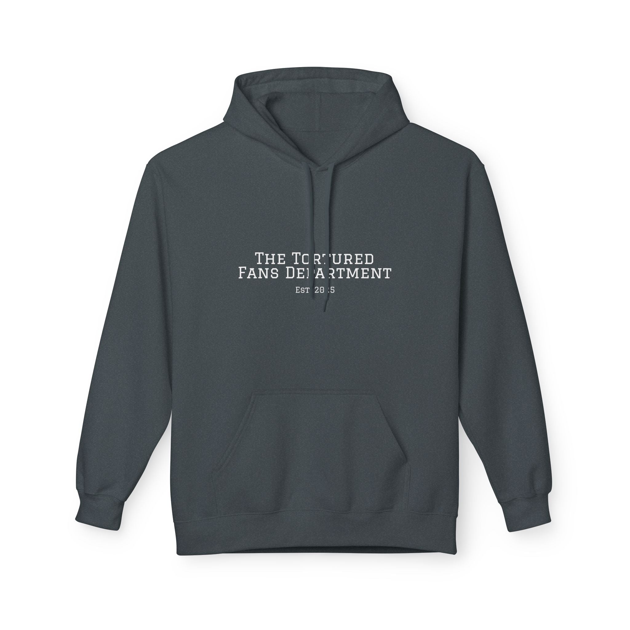 Tortured Fans Department Hoodie, Cozy Unisex Sweatshirt, Perfect for Fans, Gift for Occasions, Casual Wear, Fleece Pullover