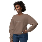 Minimalist "Saturated Fan" Crewneck Sweatshirt