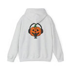 Halloween Pumpkin Podcast Hoodie — Jack-O'-Lantern with Headphones & Microphone