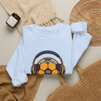 Crewneck Sweatshirt — 'Friends on Football' Headphones Logo
