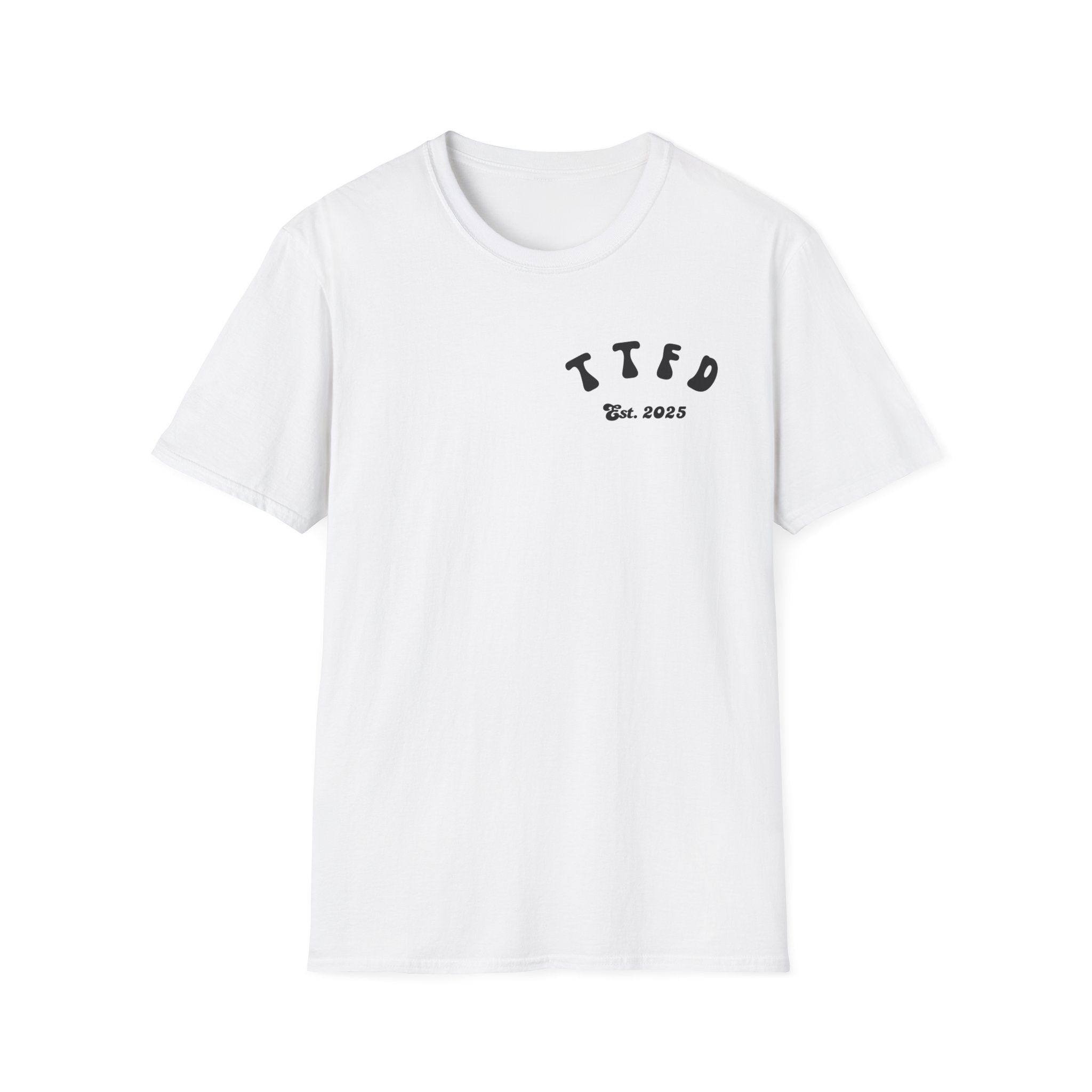 Unisex Softstyle T-Shirt with Retro Podcast Design, Perfect for Fans, Gift for Podcast Lovers, Casual Wear, Unique Tee, Comfort Fashion