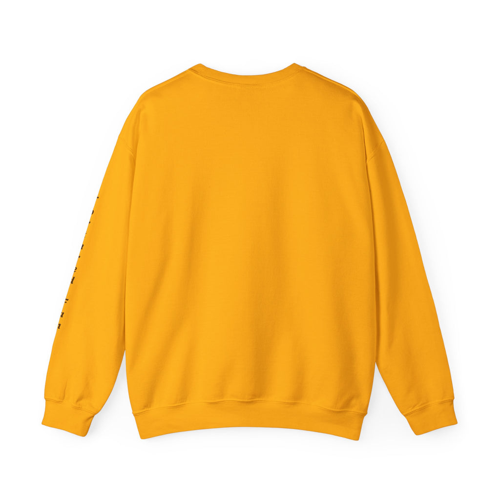 Fall Leaves & Pumpkins Crewneck Sweatshirt — Autumn Graphic Pullover