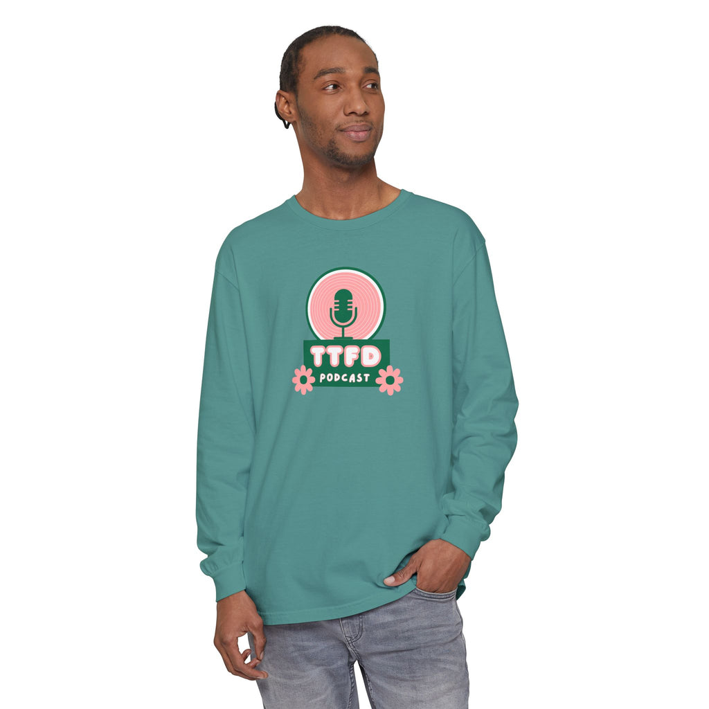 TTFD Floral Mic Long-Sleeve Tee