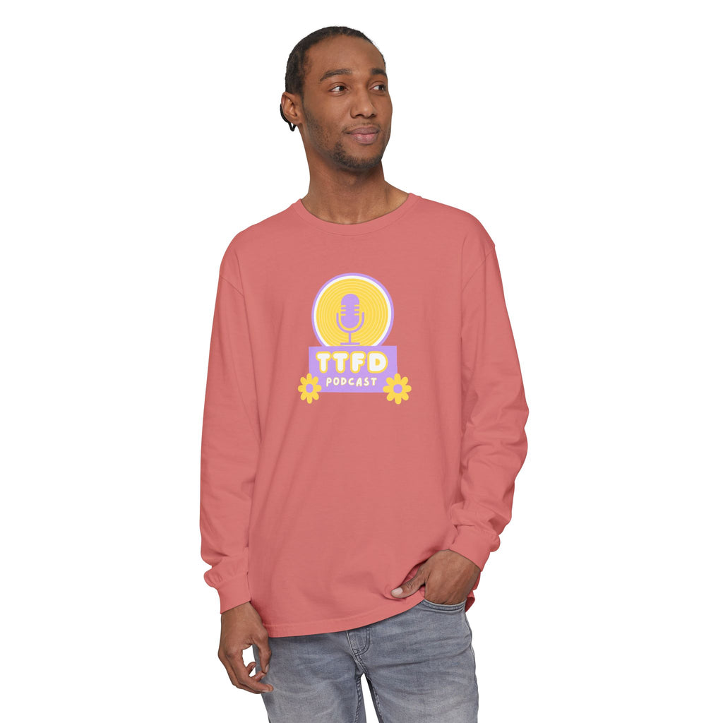 TTFD Floral Mic Long-Sleeve Tee