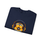 Crewneck Sweatshirt — 'Friends on Football' Headphones Logo
