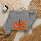 Crewneck Sweatshirt — Pumpkin "Tortured Fan" Halloween Graphic