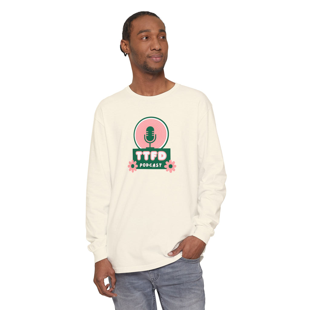 TTFD Floral Mic Long-Sleeve Tee