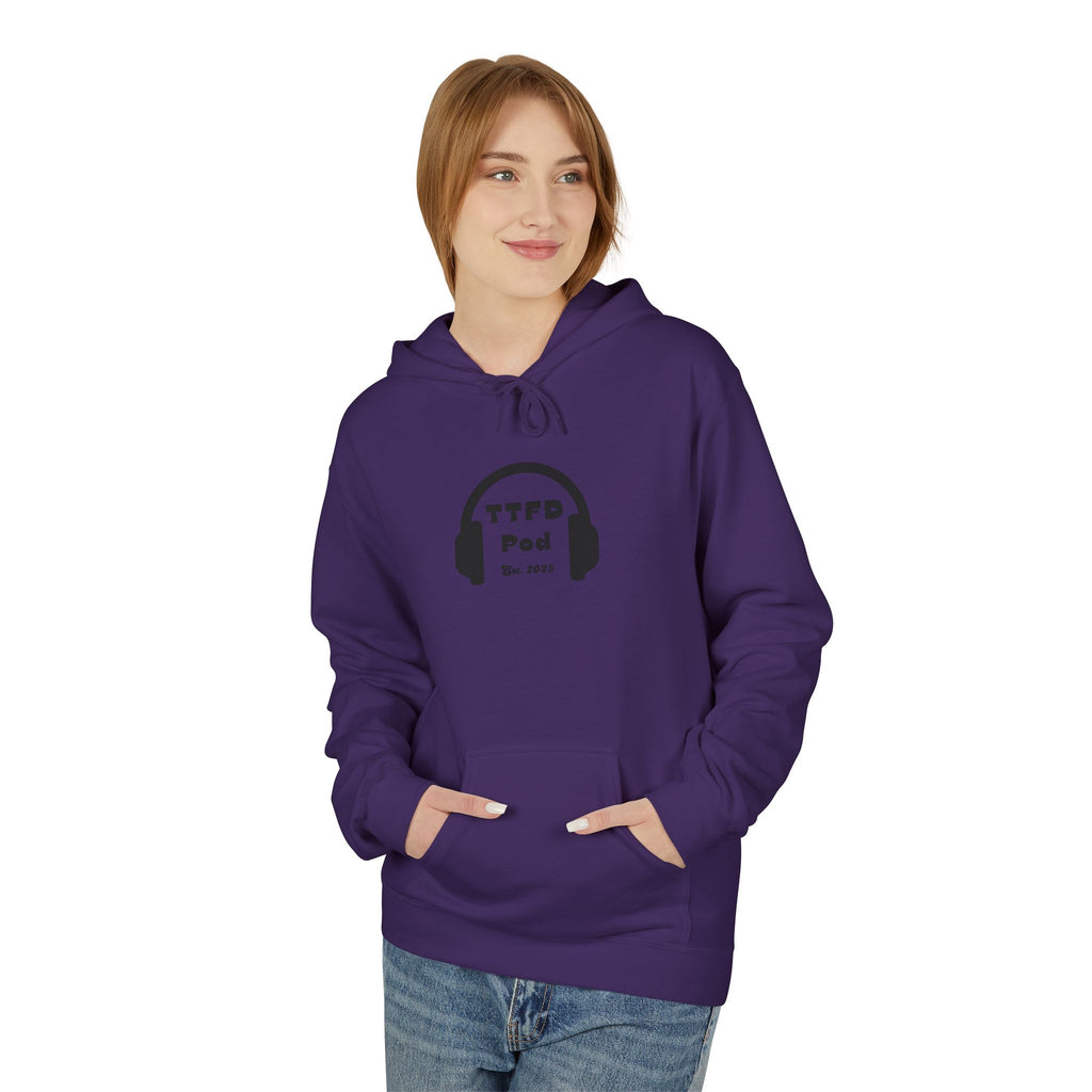 Headphones Alt Logo - Fleece Hoodie (Unisex)
