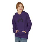Headphones Alt Logo - Fleece Hoodie (Unisex)