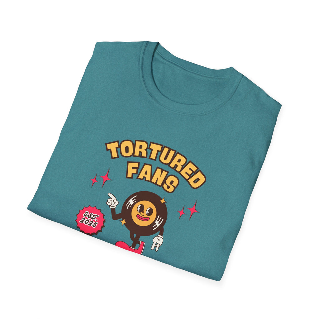 T-Shirt — "Tortured Fans Department" Retro Vinyl Tee