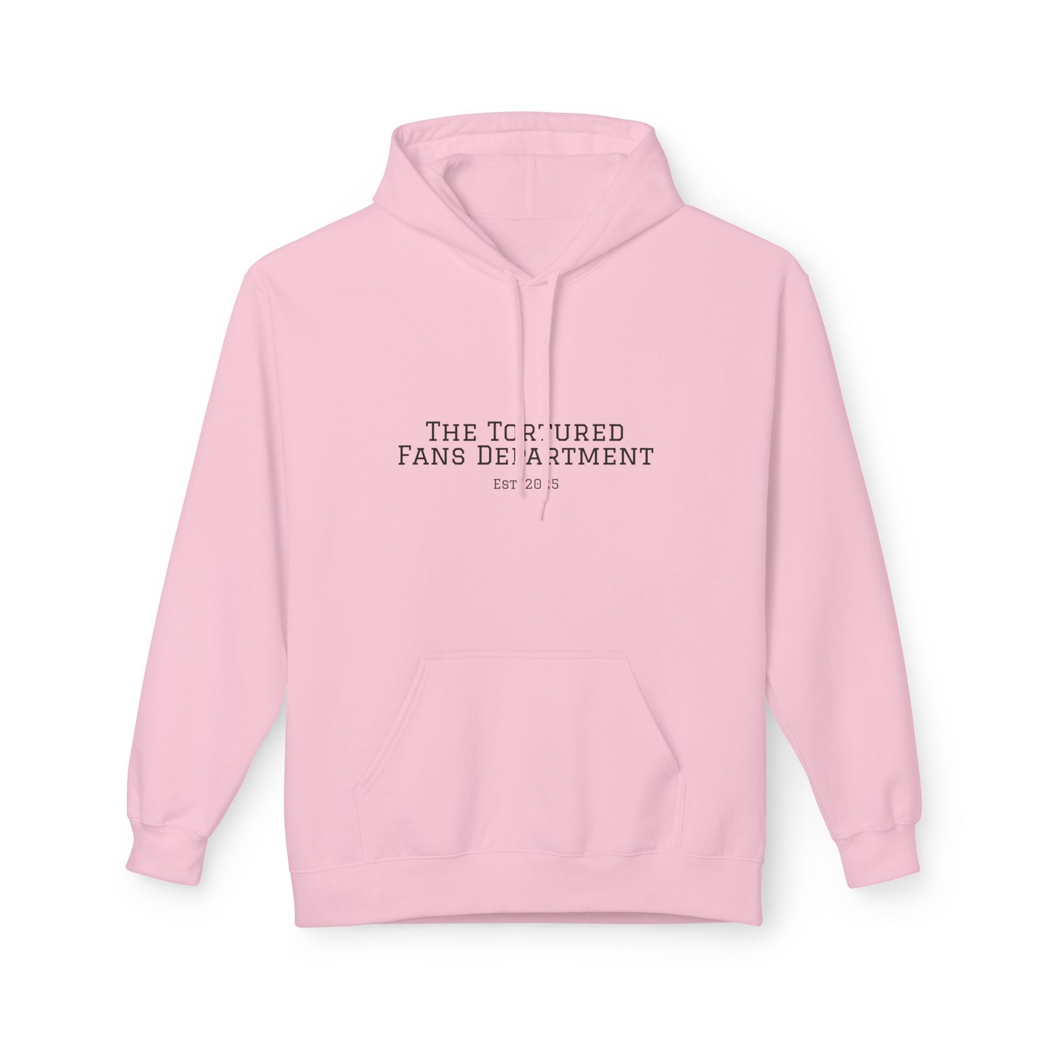 Tortured Fans Department Hoodie, Cozy Unisex Sweatshirt, Perfect for Fans, Gift for Occasions, Casual Wear, Fleece Pullover