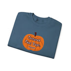 Crewneck Sweatshirt — Pumpkin "Tortured Fan" Halloween Graphic