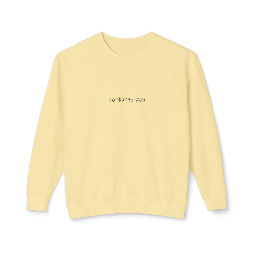 Minimalist "Saturated Fan" Crewneck Sweatshirt