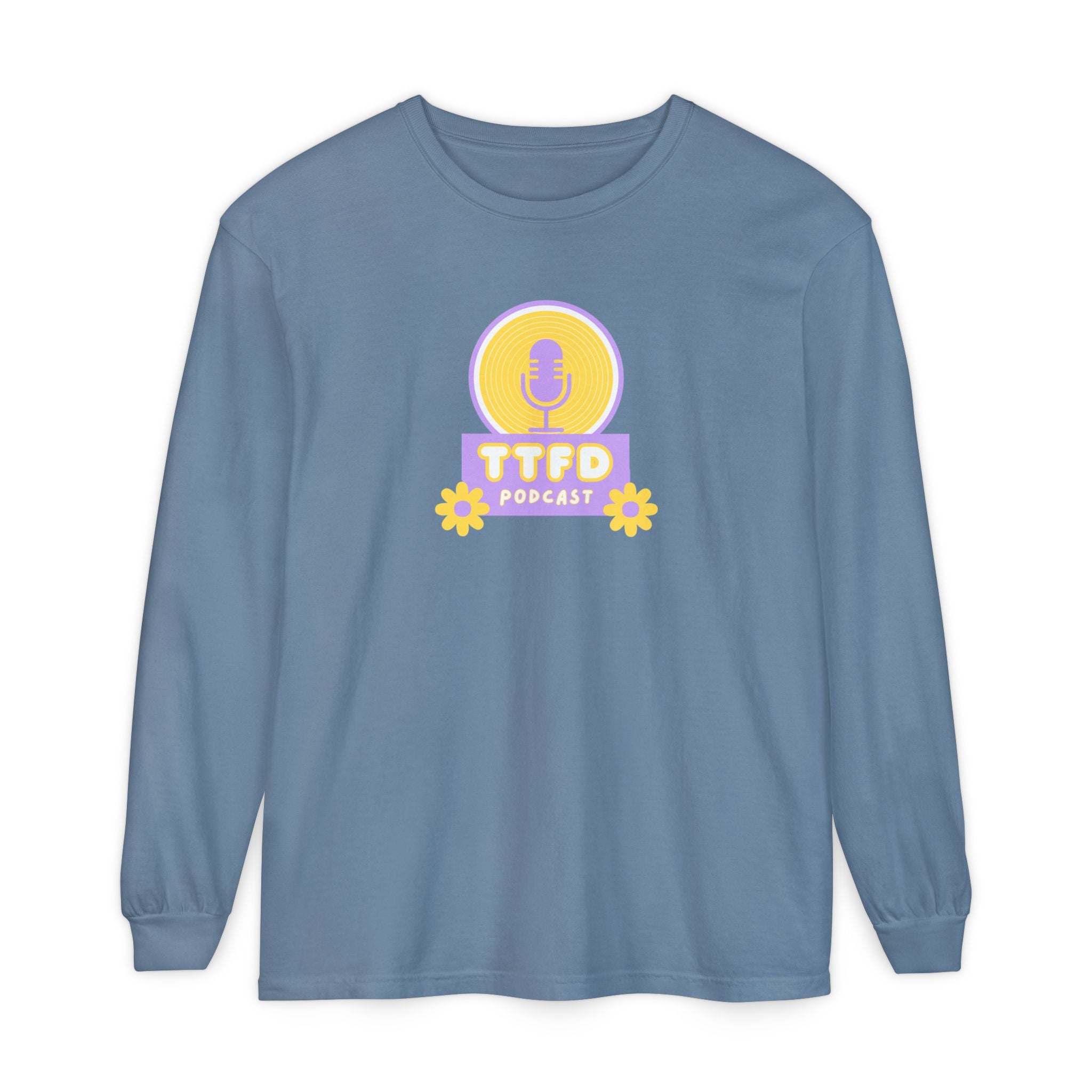 TTFD Floral Mic Long-Sleeve Tee