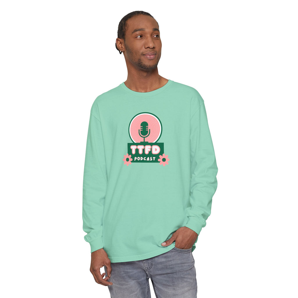 TTFD Floral Mic Long-Sleeve Tee