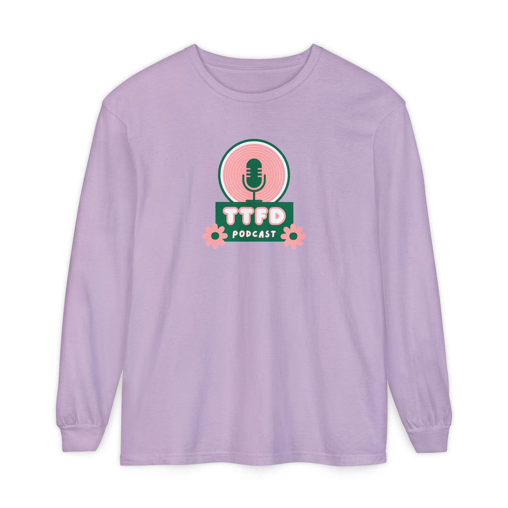 TTFD Floral Mic Long-Sleeve Tee